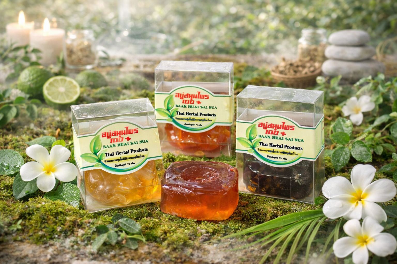 สบู่สมุนไพรไทยจากบ้านห้วยทรายเหนือ