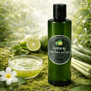 แชมพูสมุนไพรมะกรูดบ้านห้วยทรายเหนือ