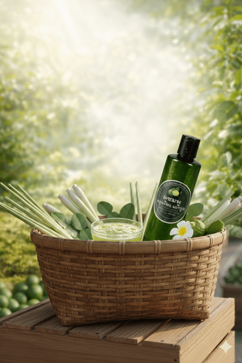 แชมพูสมุนไพรมะกรูด