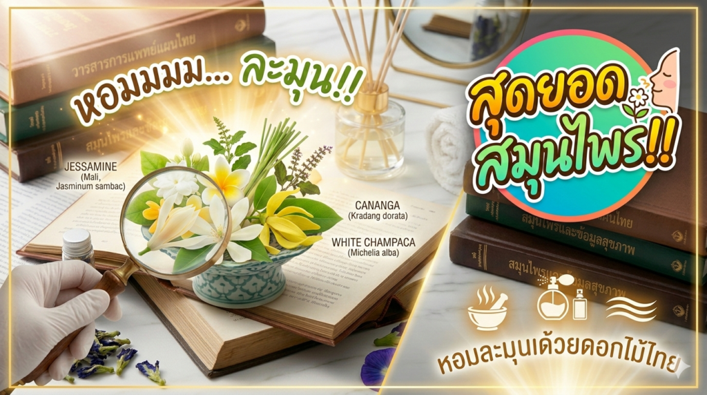 หอมละมุนด้วยดอกไม้ไทย
