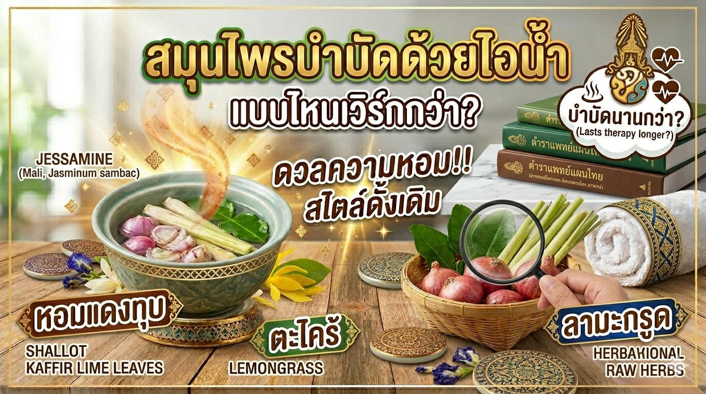 สมุนไพรบรรเทาอาการคัดจมูก