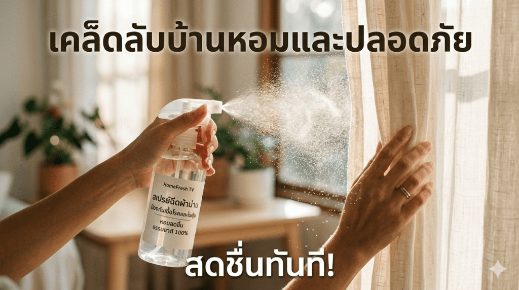 สเปรย์ตะไคร้หอมฉีดผ้า