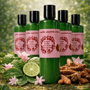 ครีมนวดผมสมุนไพรธรรมชาติ ชุด 5 ชิ้น