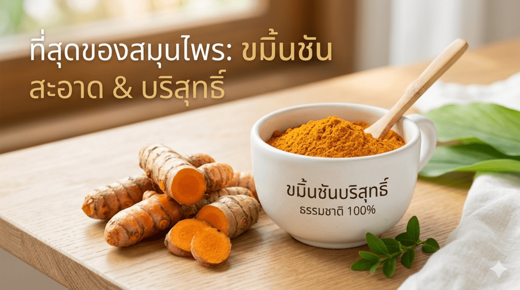 ขมิ้นชัน: จากเครื่องเทศในครัวสู่ "ซูเปอร์ฟู้ด"